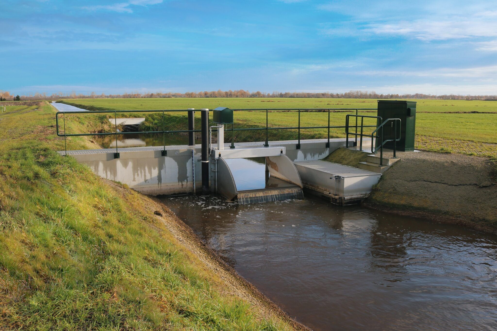 Stuw Duiker WDO Delta Waterschap Kanaal Water Weer Natuur Alndbouw bewatering Waterregulering